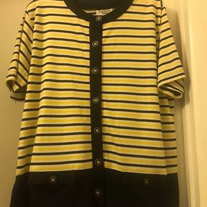 VTG Adolfo Button Blouse